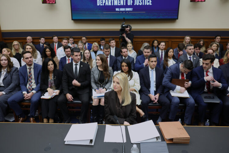 Bondi clashes with Democrats as she struggles to turn the page on Epstein files furor